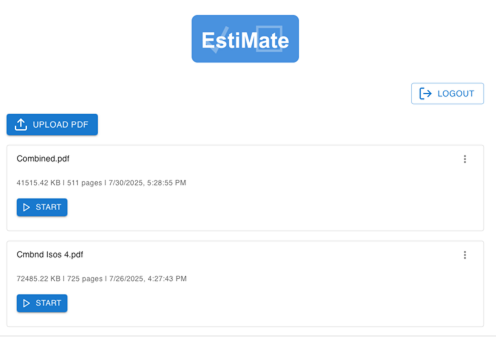 EstiMate Screenshot